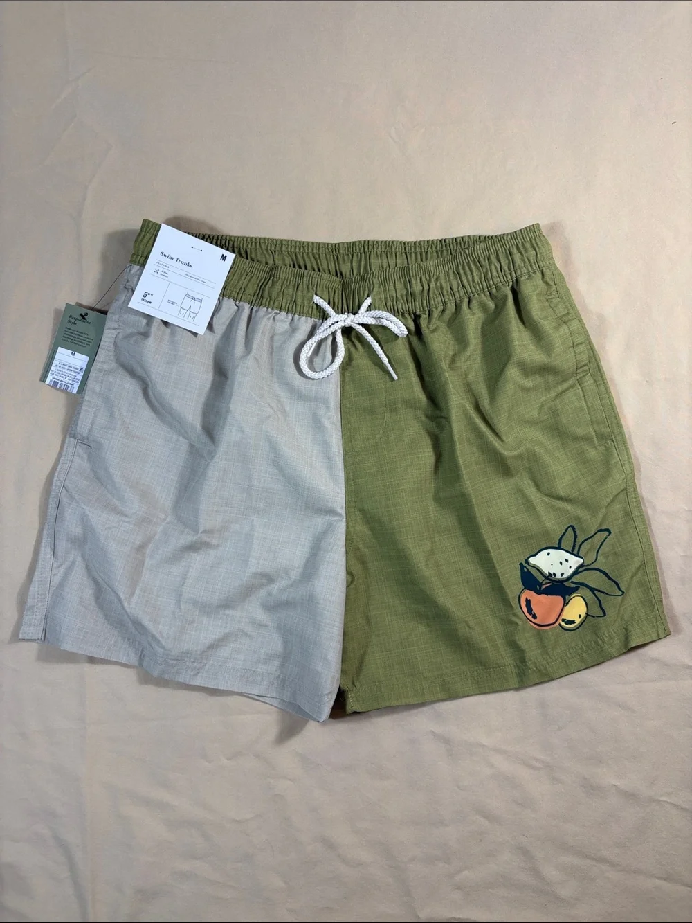 Summer Beachwear Men’s M Swim Trunks 5